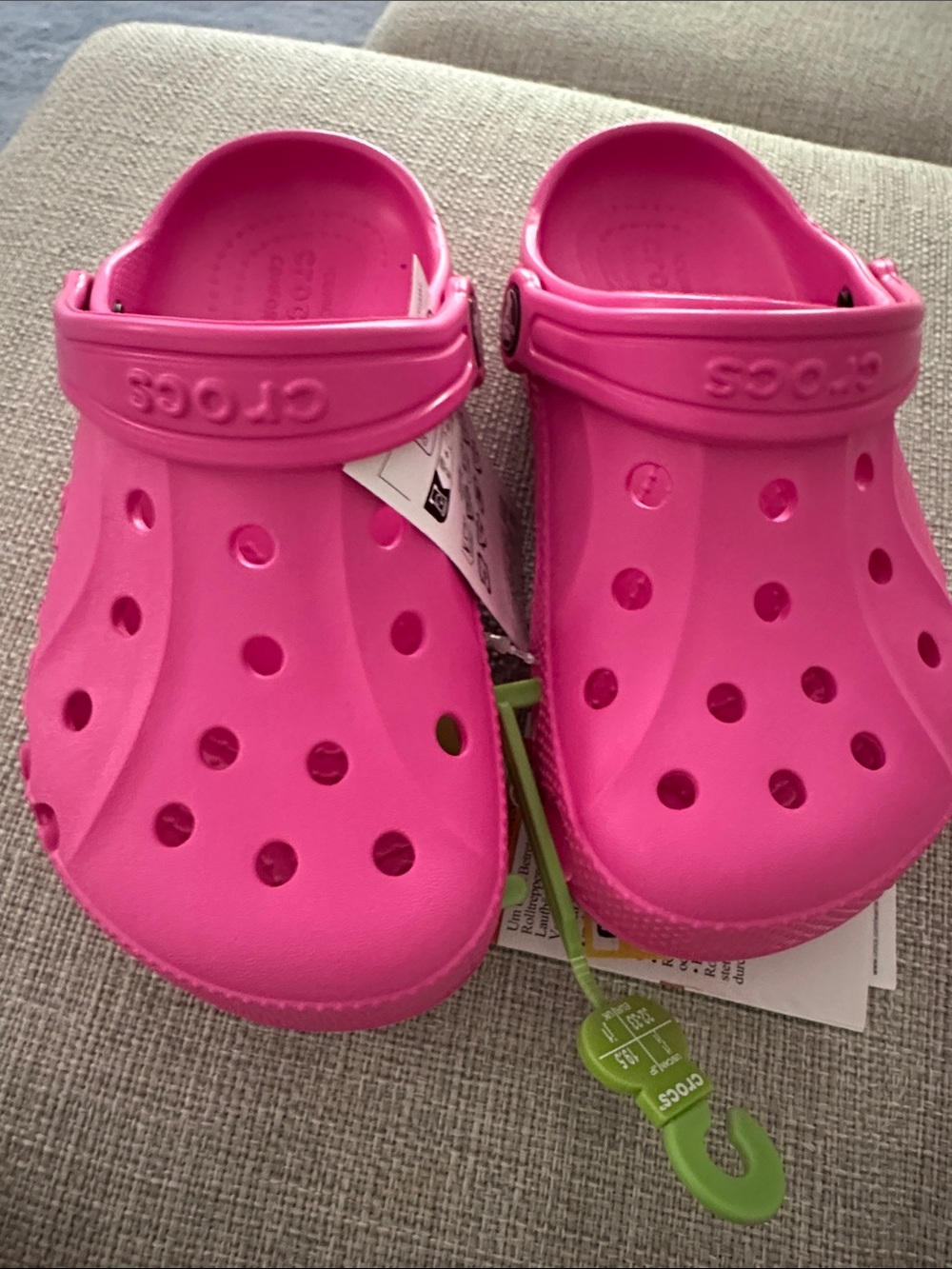 New CROCS Kids Clog in Bright Pink